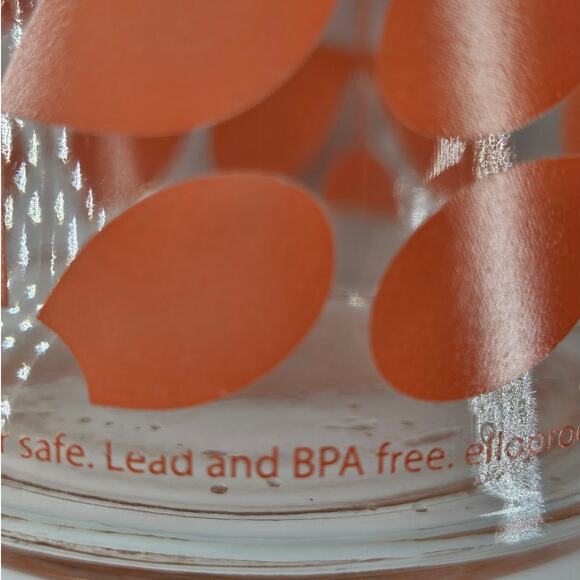 ELLO 24 OZ GLASS WATER BOTTLE — BAMBOO TWIST CAP • BPA & LEAD FREE - Picture 7 of 7